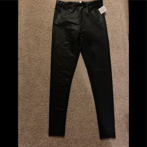New With Tag Nordstrom BP Leatherette Leggings